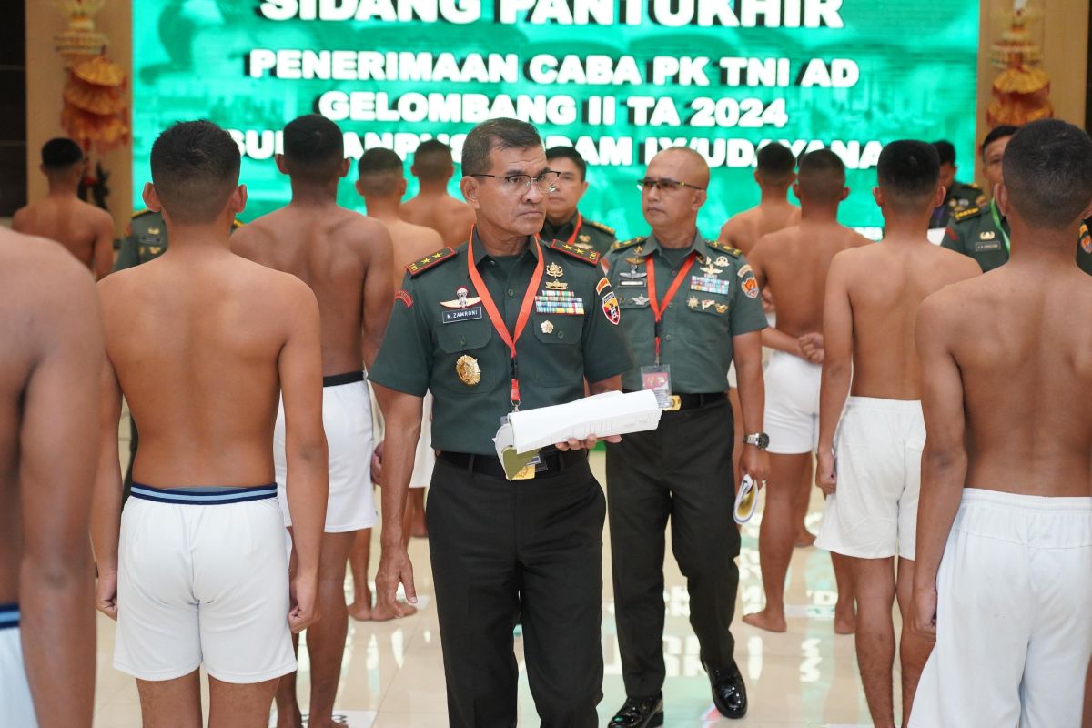 Pangdam Udayana jamin penerimaan calon Bintara PK TNI AD transparan