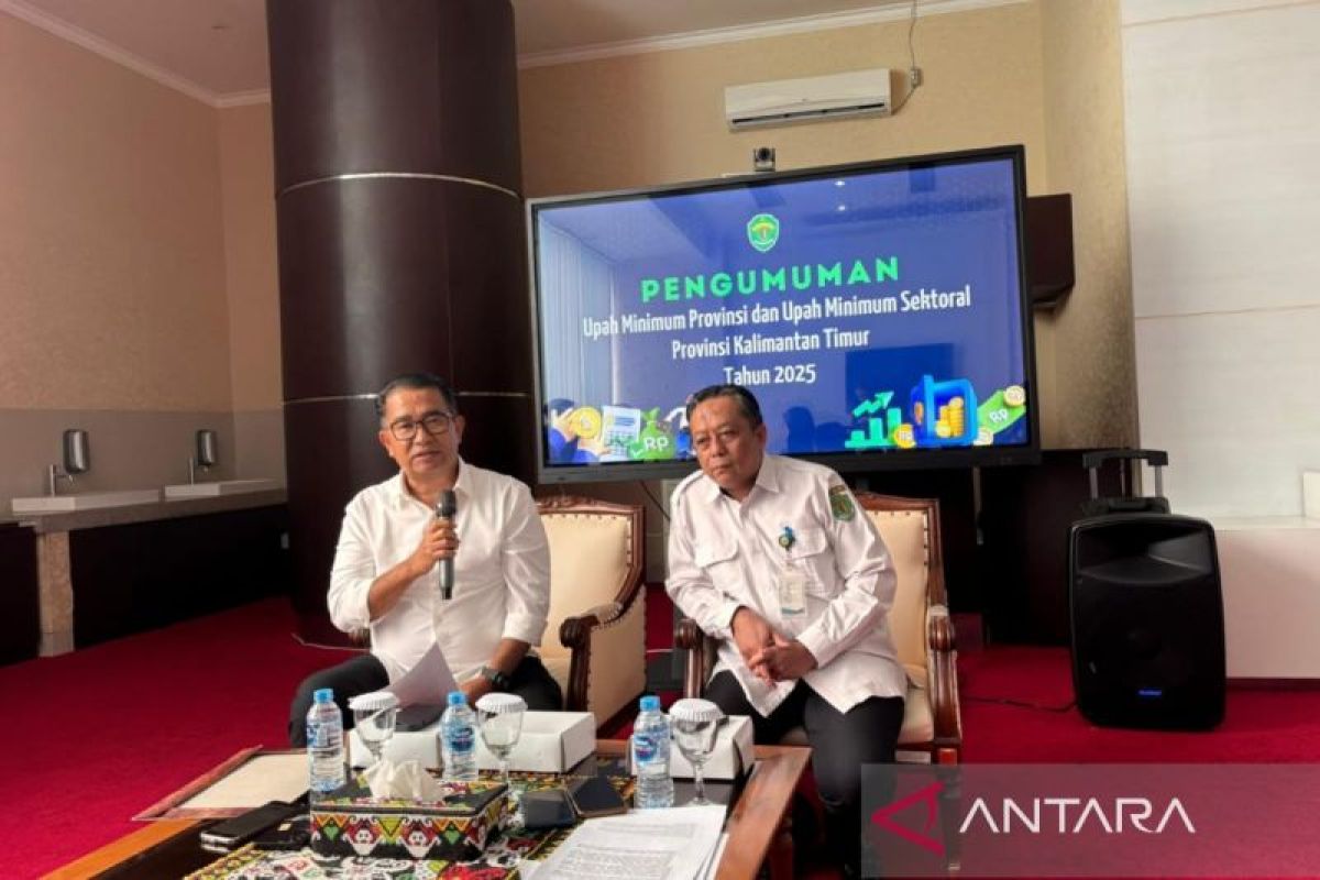 Pj Gubernur Kaltim umumkan kenaikan UMP dan UMSP Kaltim