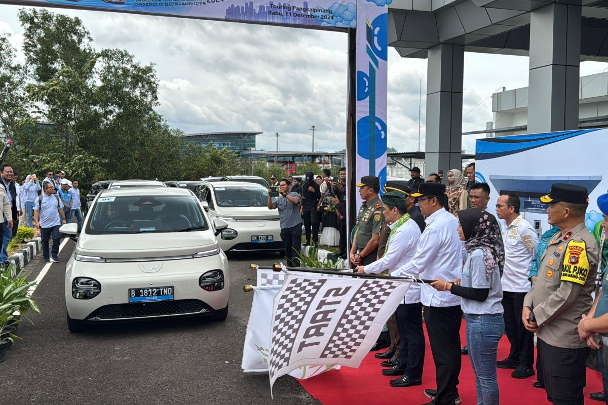 PLN Babel gelar EV drive expedition untuk dukung transisi energi bersih