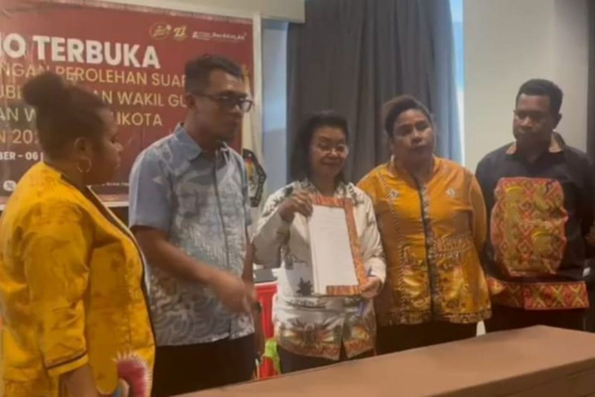 KPU Kota Jayapura: Paslon Abisai Rollo-Rustan Saru meraih 72.351 suara