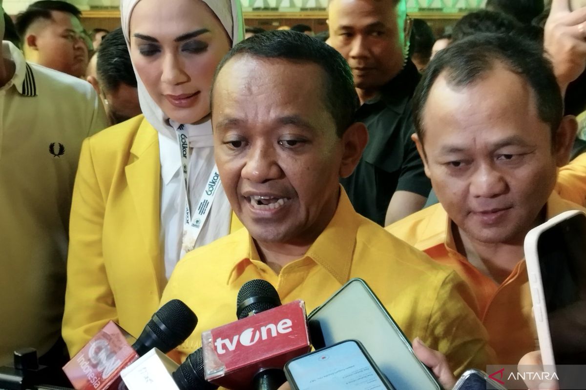 Bahlil minta doa terkait wacana kehadiran Jokowi di Puncak HUT Golkar