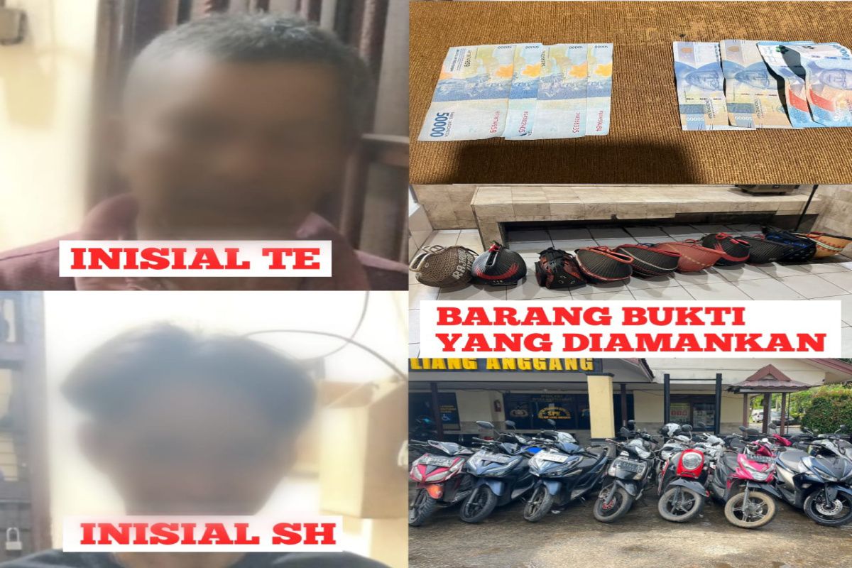 Polsek Liang Anggang gerebek judi sabung ayam