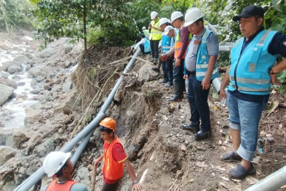 Sebagian warga Medan masih ngeluh, produksi Perumda masih 55 persen pascalongsor