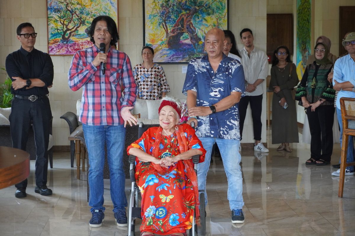 Dua generasi Affandi berkolaborasi hadirkan pameran lukisan di Garrya Bianti Yogyakarta