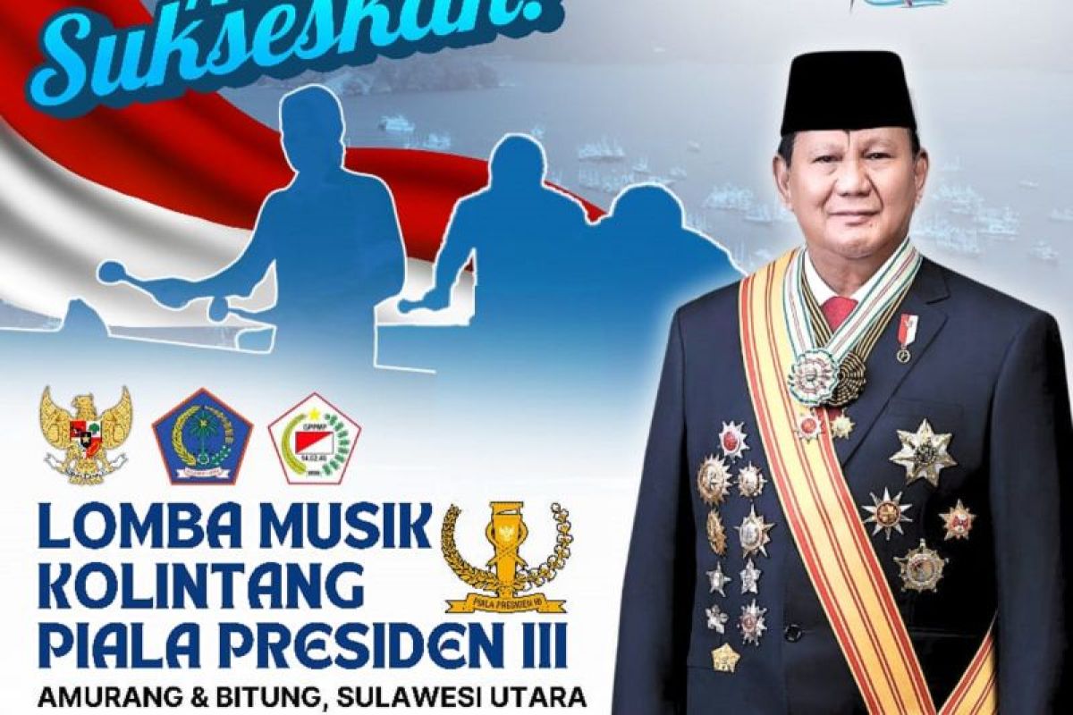 Lomba Kolintang Piala Presiden diikuti puluhan sekolah dan umum