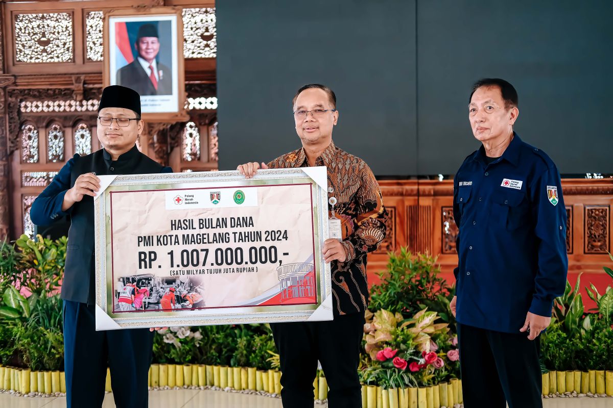 Bulan  Dana PMI Kota Magelang 2024 capai Rp1 miliar lebih