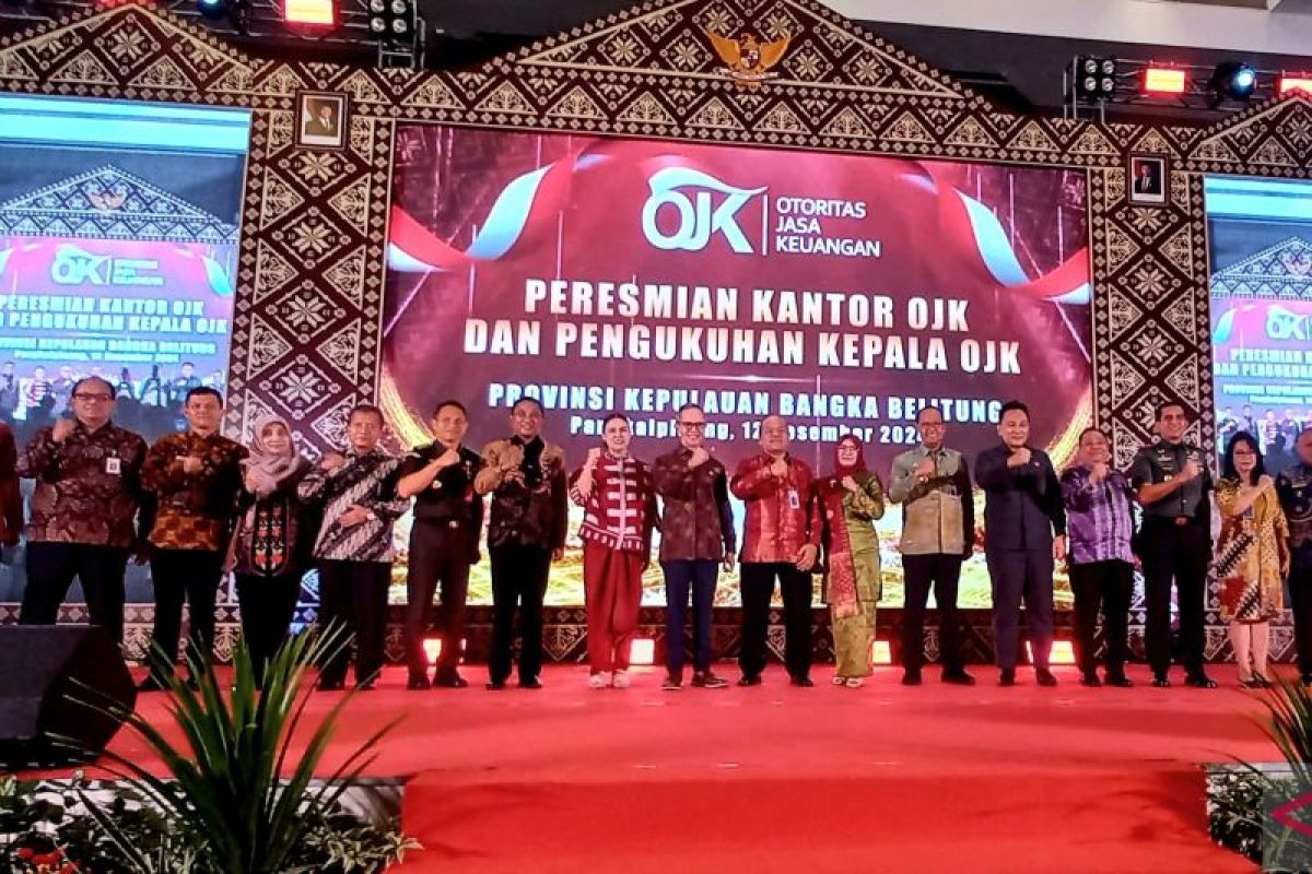 Ketua DK OJK: Hadirnya kantor perwakilan di Babel dorong percepatan penguatan keuangan