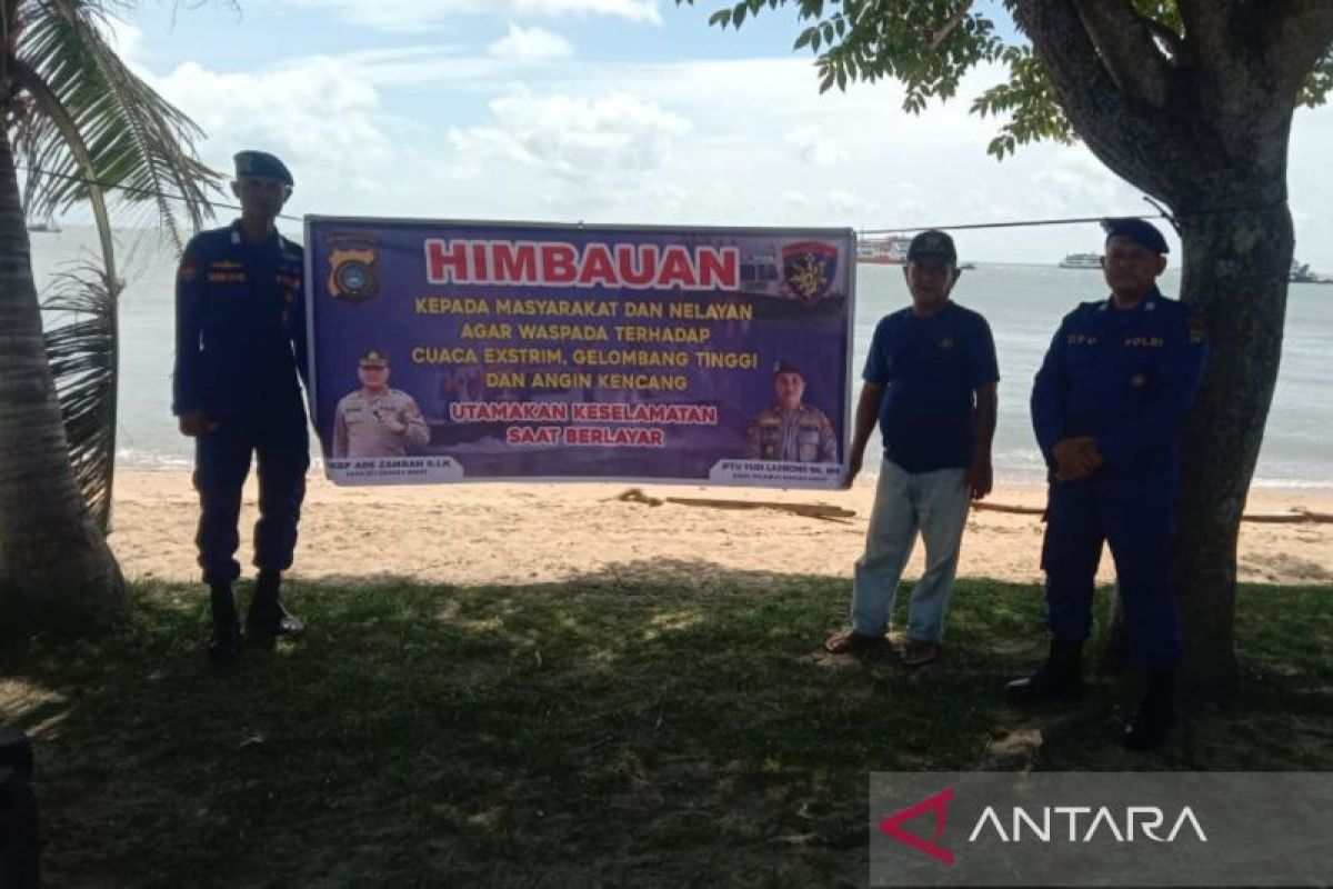 BPBD Bangka Barat ingatkan nelayan waspadai gelombang tinggi