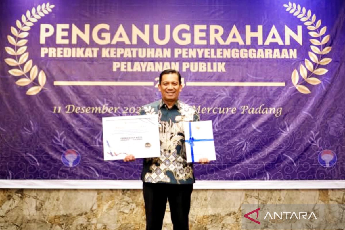 Padang Panjang raih Opini kualitas tertinggi 2024 dari Ombudsman RI