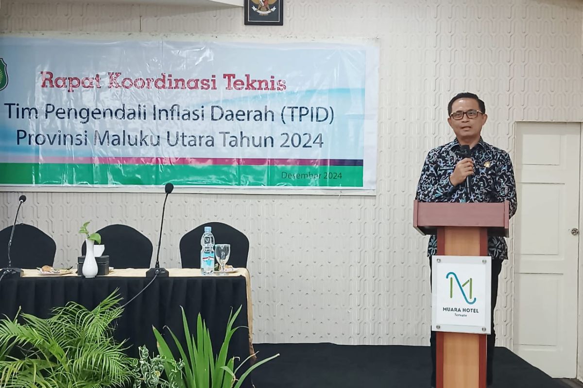 Pemprov Malut  perkuat sinergi TPID  jaga ketahanan pangan
