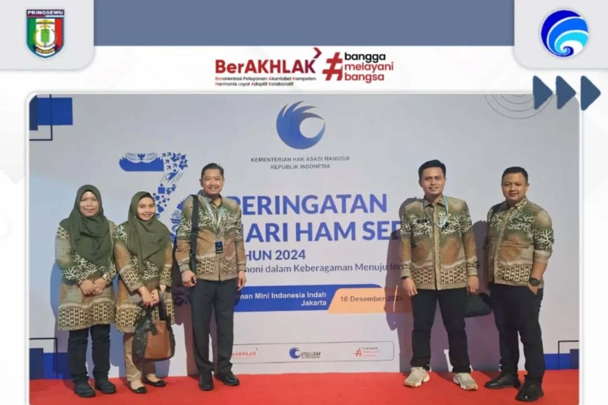 Pemkab Pringsewu raih penghargaan sebagai kabupaten peduli HAM