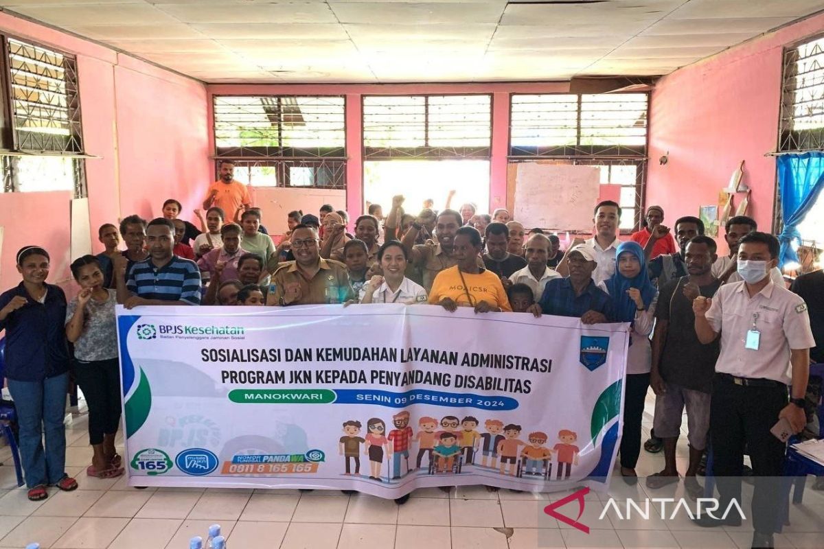 BPJS Kesehatan dan Dinsos Manokwari sosialisasi JKN kepada kaum difabel
