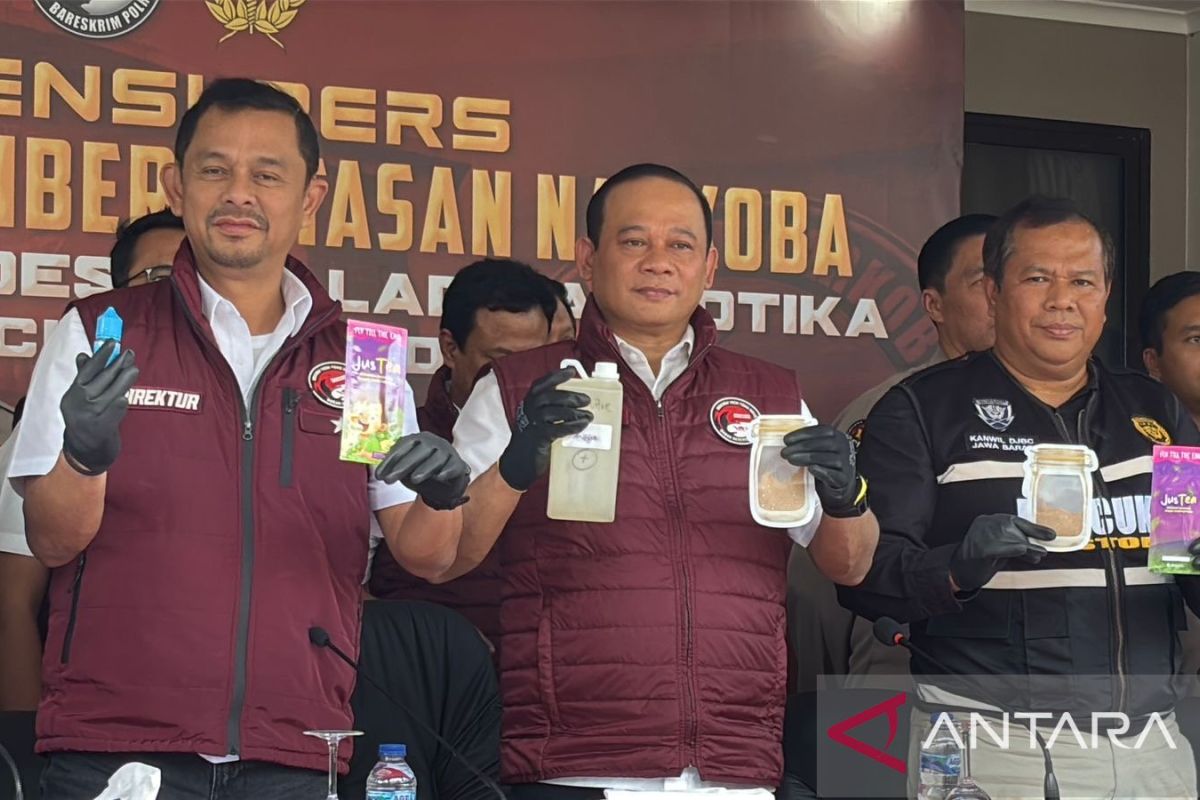 Bareskrim Polri bongkar laboratorium narkotika di Bandung