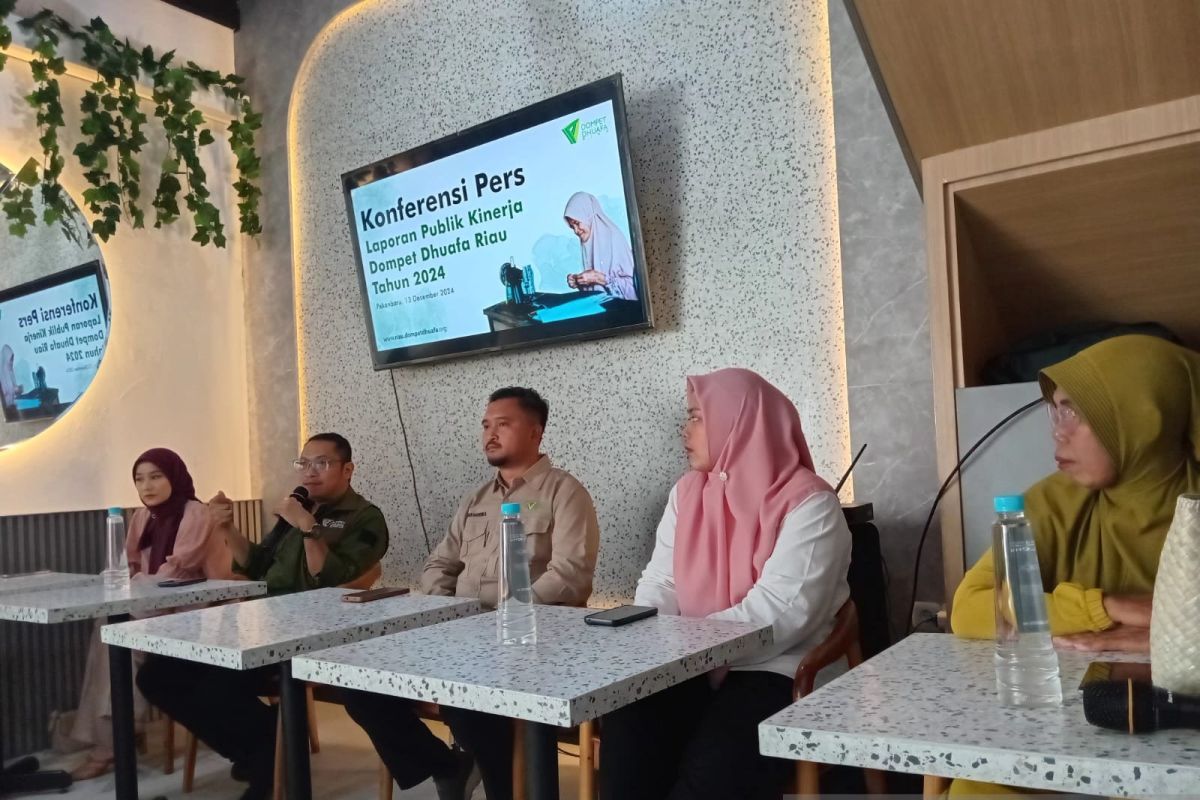 Dompet Dhuafa Riau catat donasi tumbuh 26 persen pada 2024