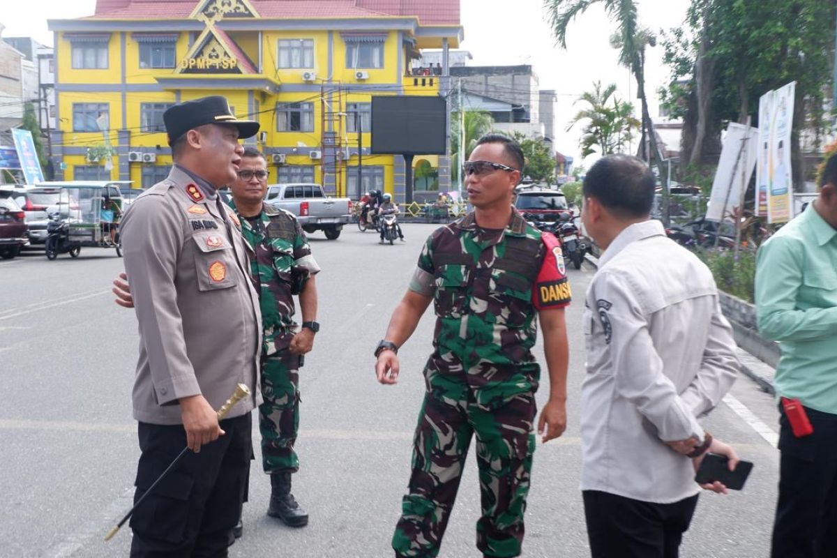 Sinergi TNI-Polri jaga kamtibmas pasca Pilkada di Rohil