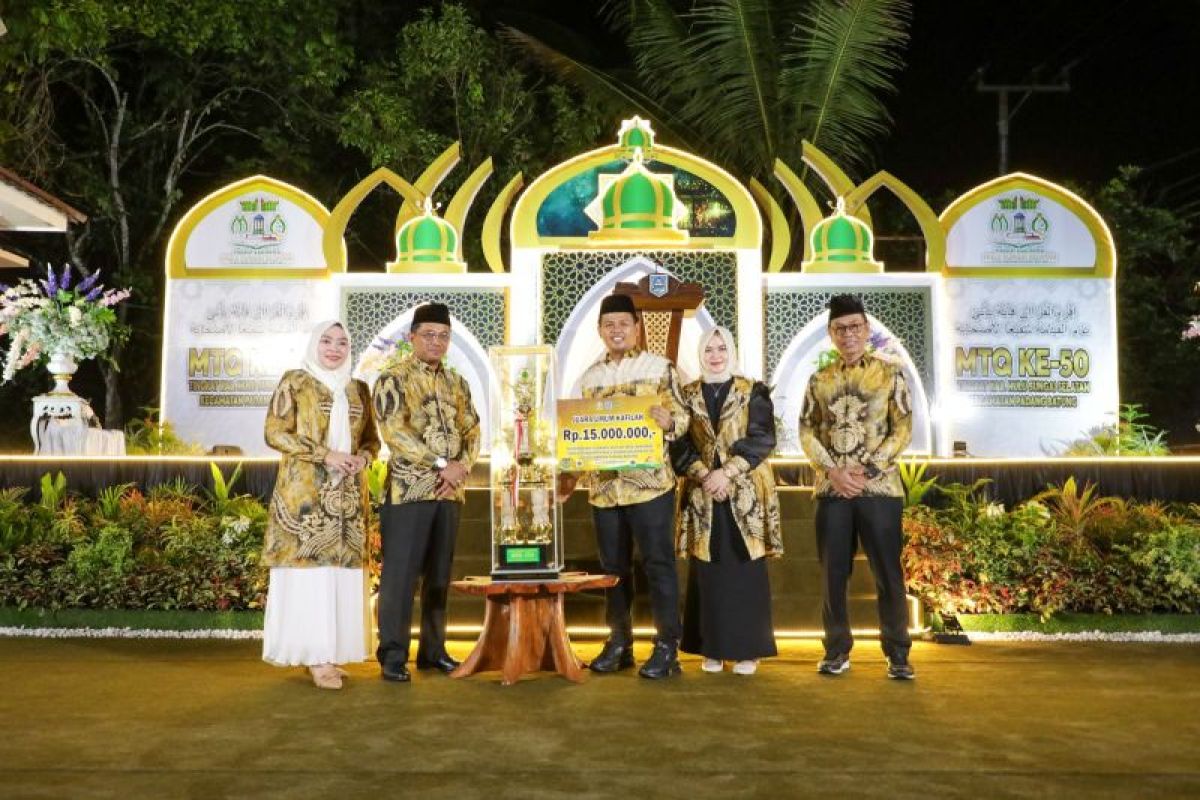 Kafilah Padang Batung juara umum MTQ ke-50 tingkat Kabupaten HSS