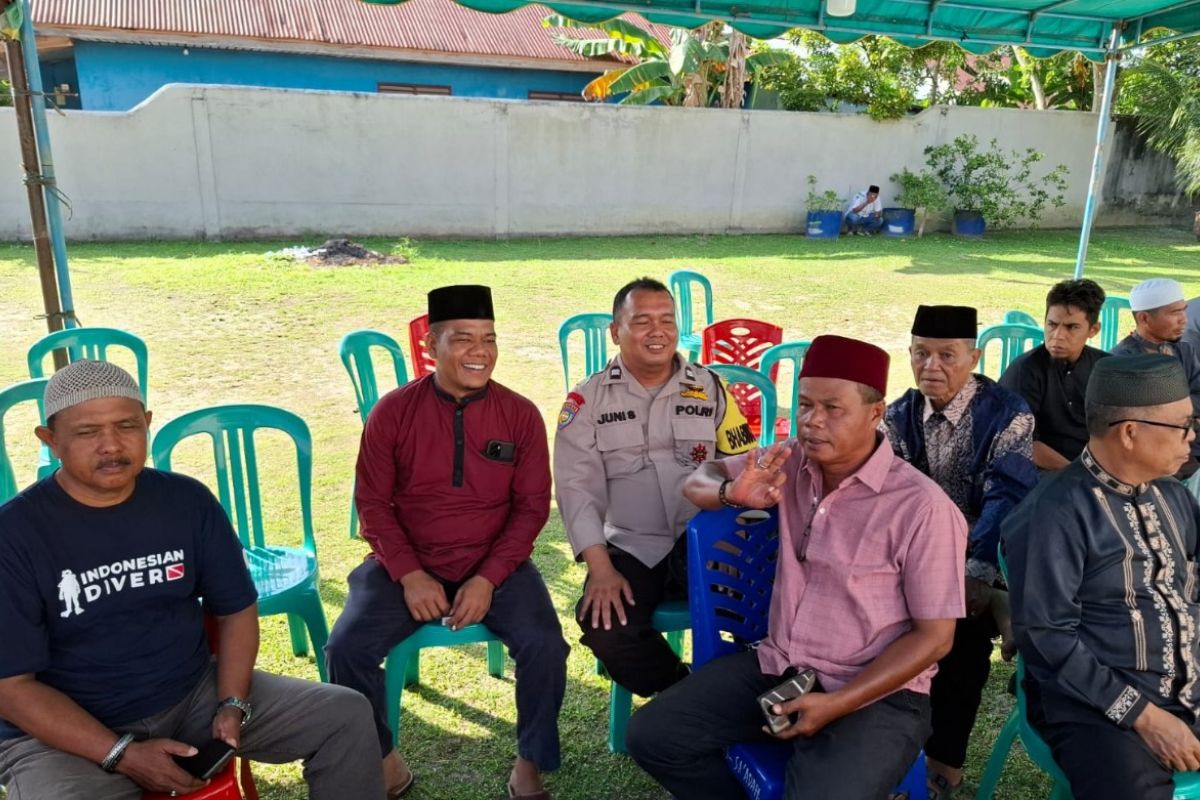 Polsek Mandau sambangi warga imbau waspada hoaks pasca-Pilkada