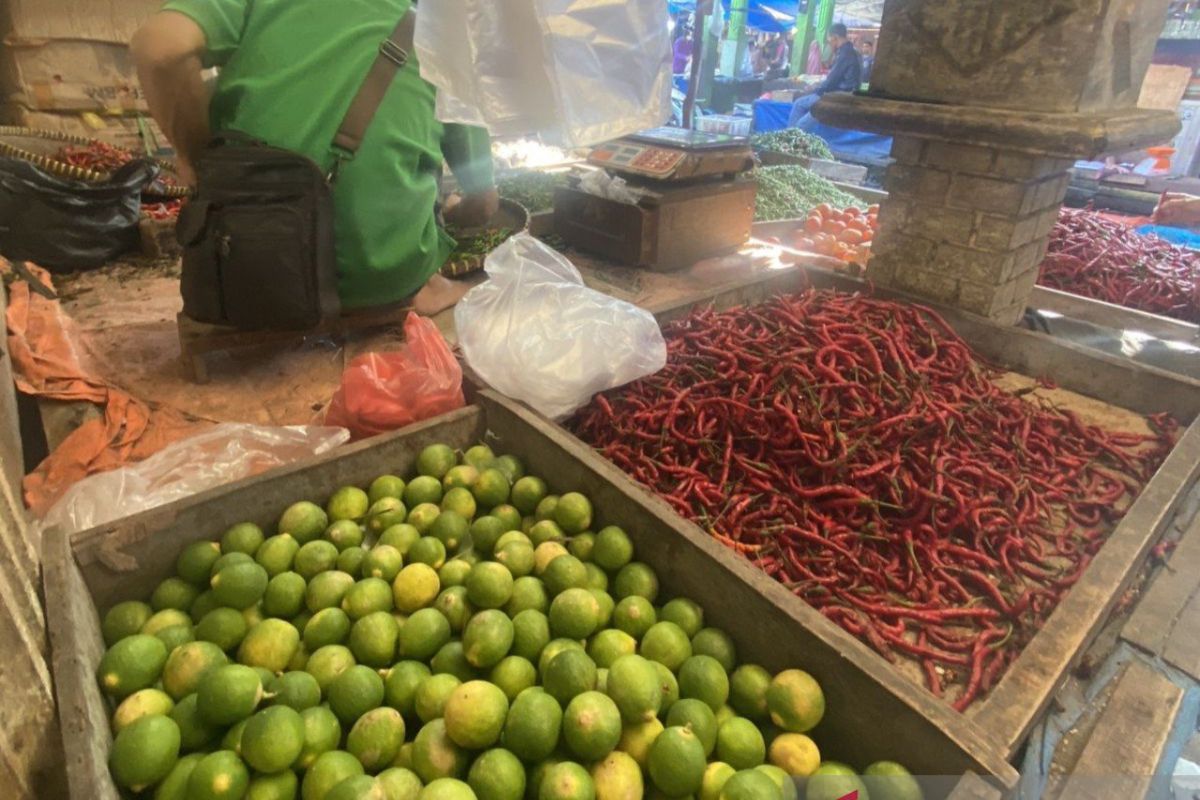 Harga bahan pokok di pasar keramat tinggi Batanghari bergerak naik