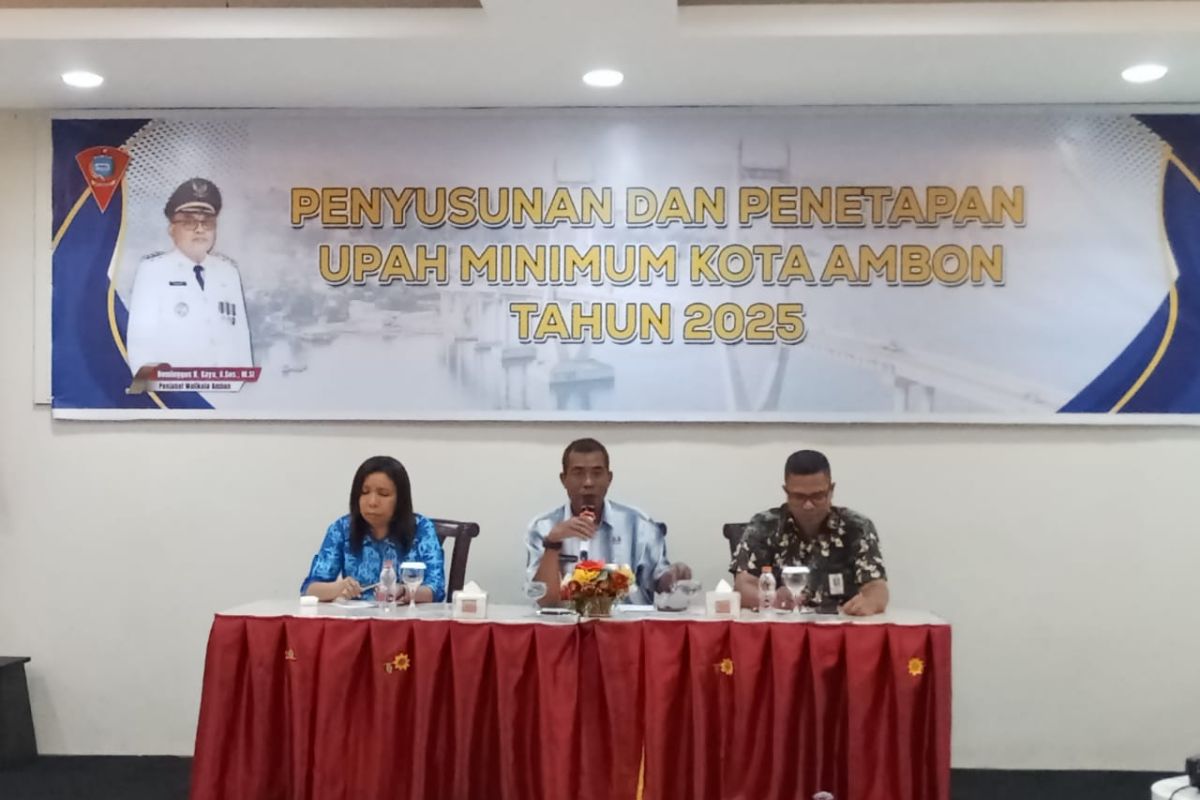 Pemkot Ambon - Dewan pengupahan sepakati UMK 2025 naik enam persen