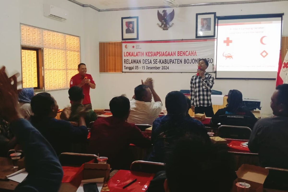 PMI Bojonegoro beri pelatihan kesiapsiagaan bencana untuk relawan