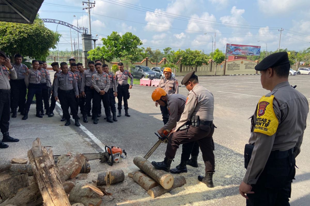 Polres Kulon Progo menngkatkan kesiapan hadapi bencana hidrometeorologi