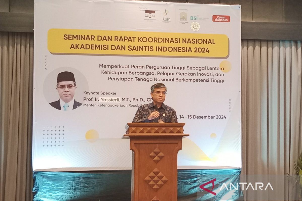 Menaker usulkan materi produktivitas masuk kurikulum perguruan tinggi