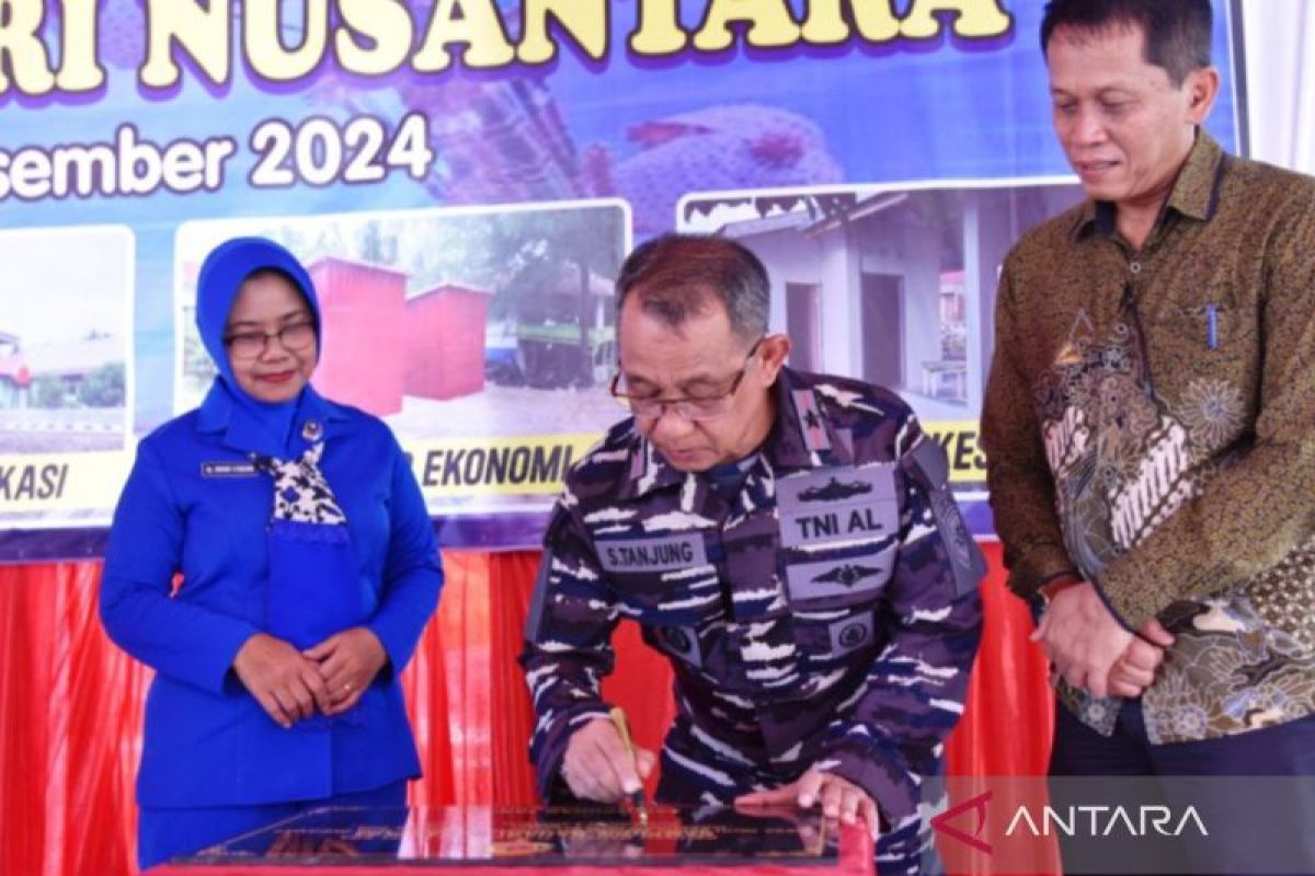 Lantamal II Padang resmikan Kampung Bahari Nusantara di Pariaman