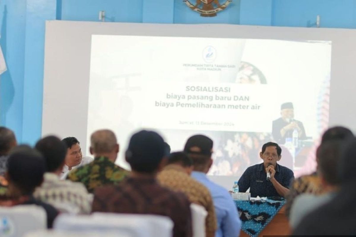 Mulai Januari 2025, PDAM Kota Madiun naikan tarif layanan