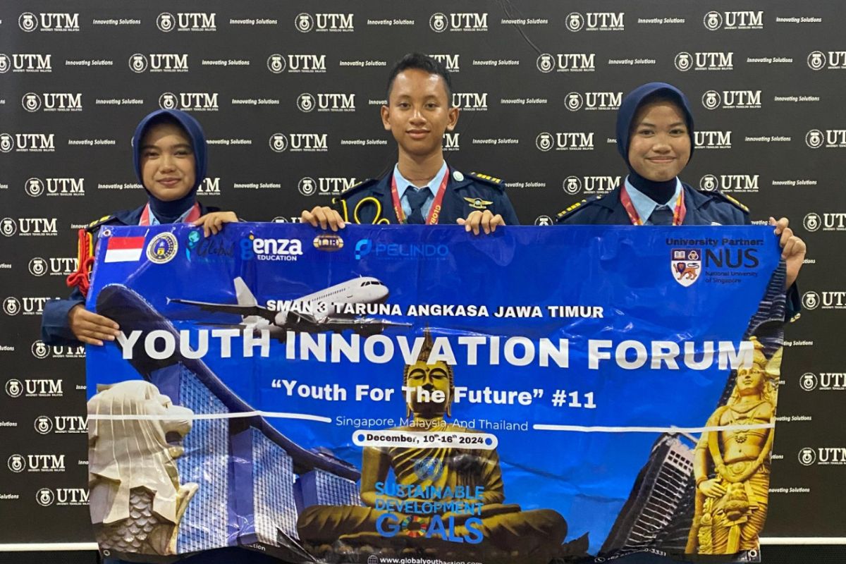 Siswa SMAN 3 Taruna Angkasa Madiun berhasil raih empat penghargaan internasional