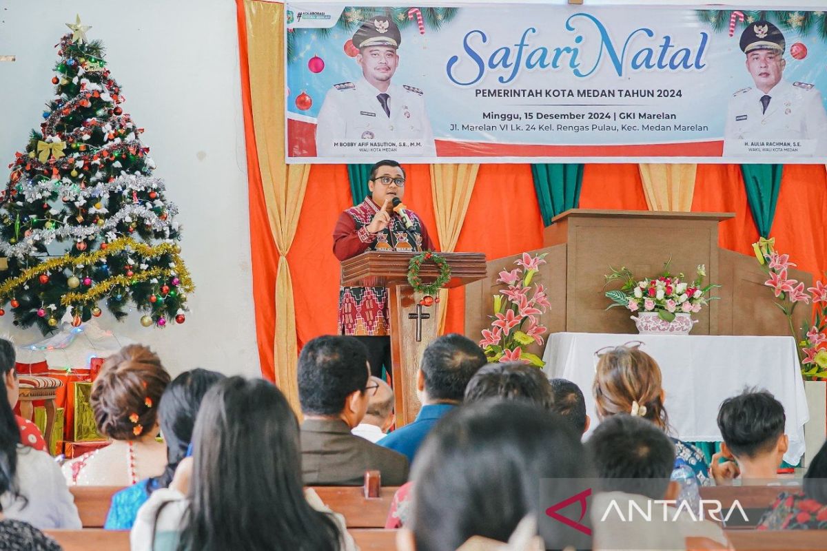 Safari Natal, Pemkot Medan rayakan suka cita Natal bersama warga