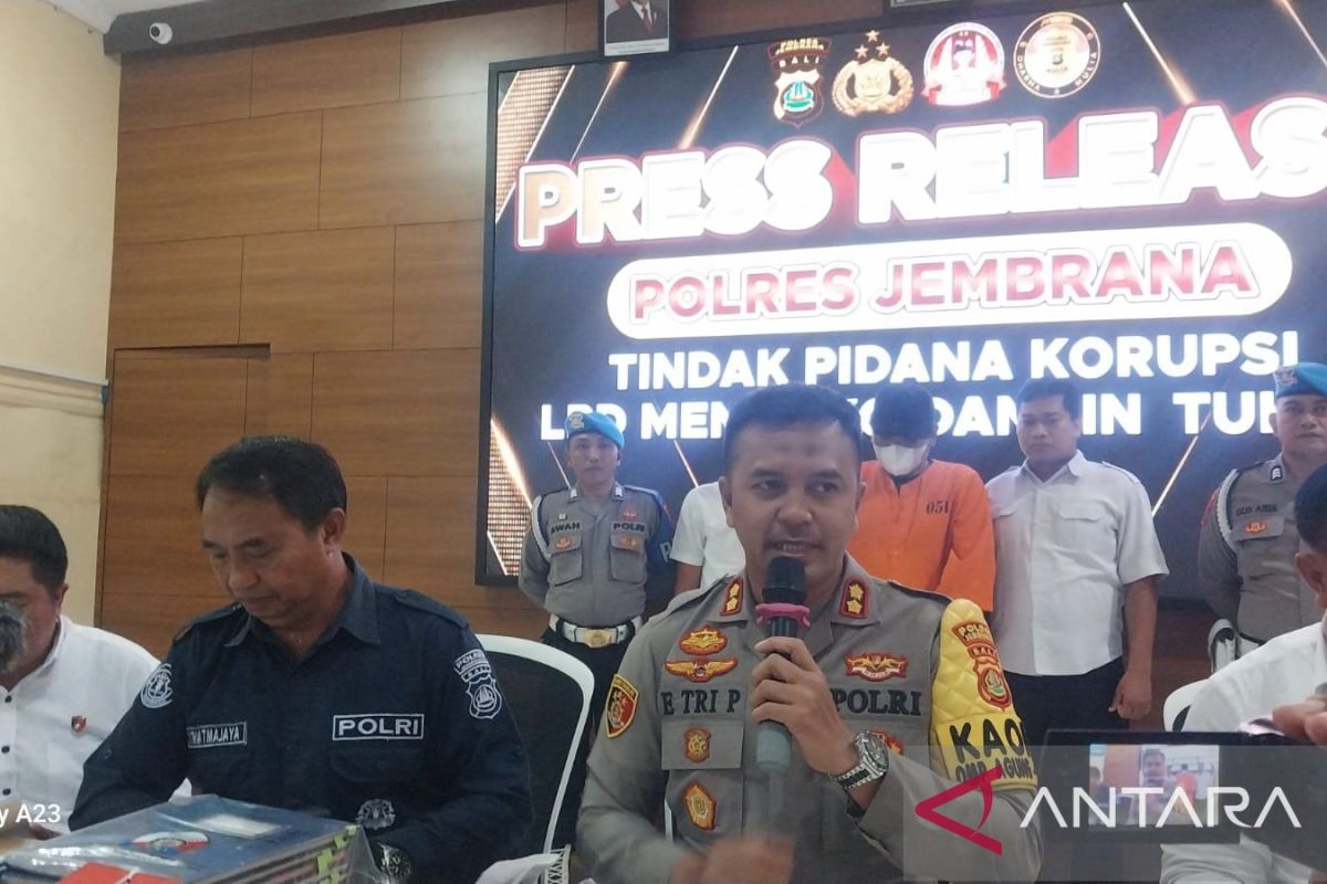 Polres Jembrana-Bali  tahan ketua LPD sebagai tersangka korupsi