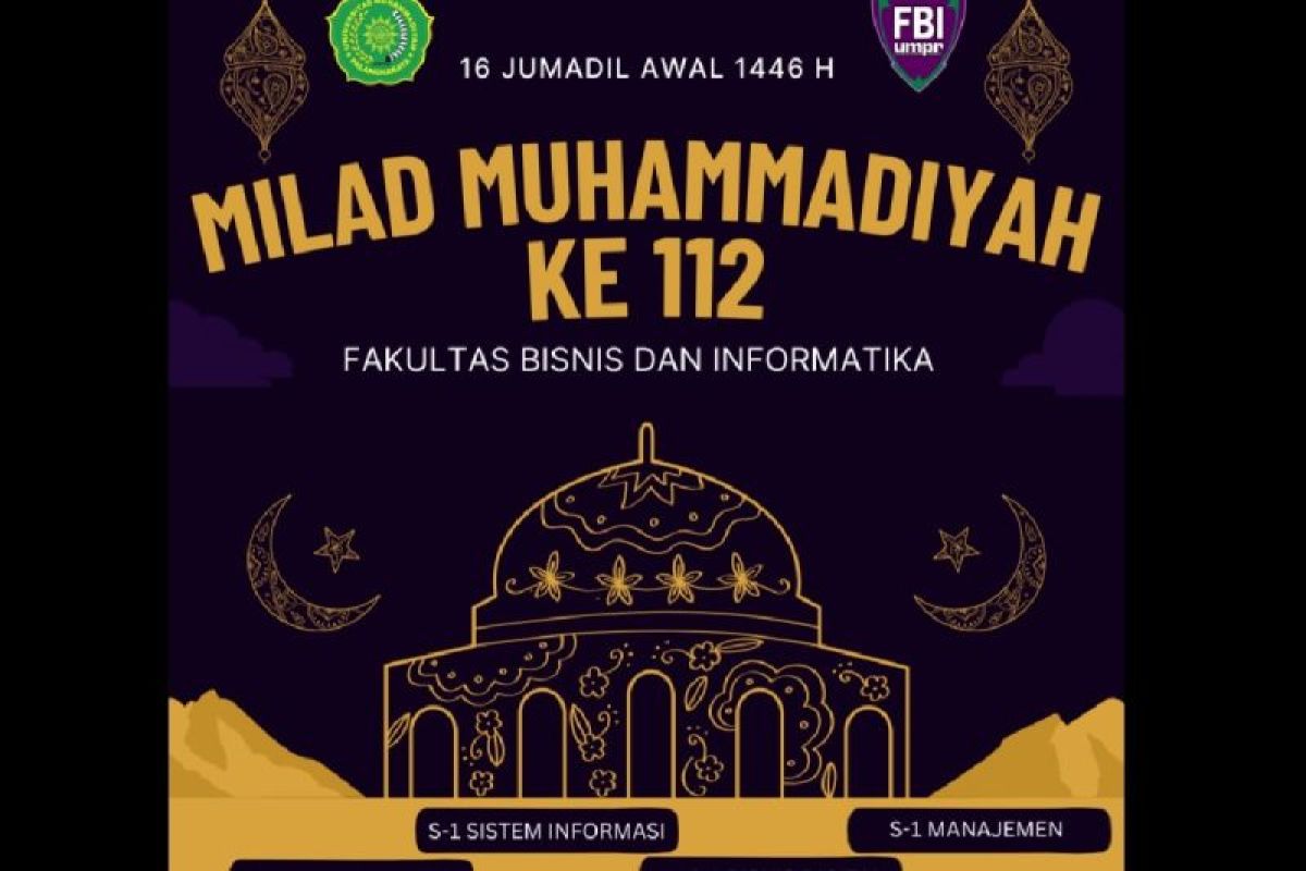 FBI UMPR turut semarakkan milad ke 112 Muhammadiyah