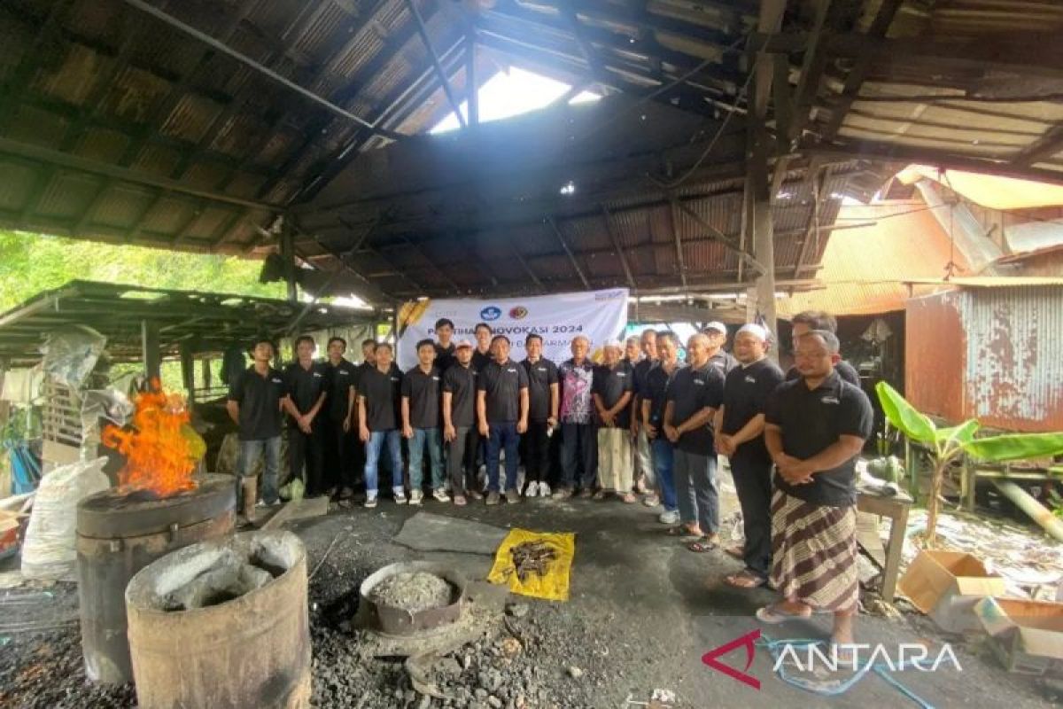 Poliban ciptakan alat pelebur aluminium berbahan bakar pelet limbah kayu