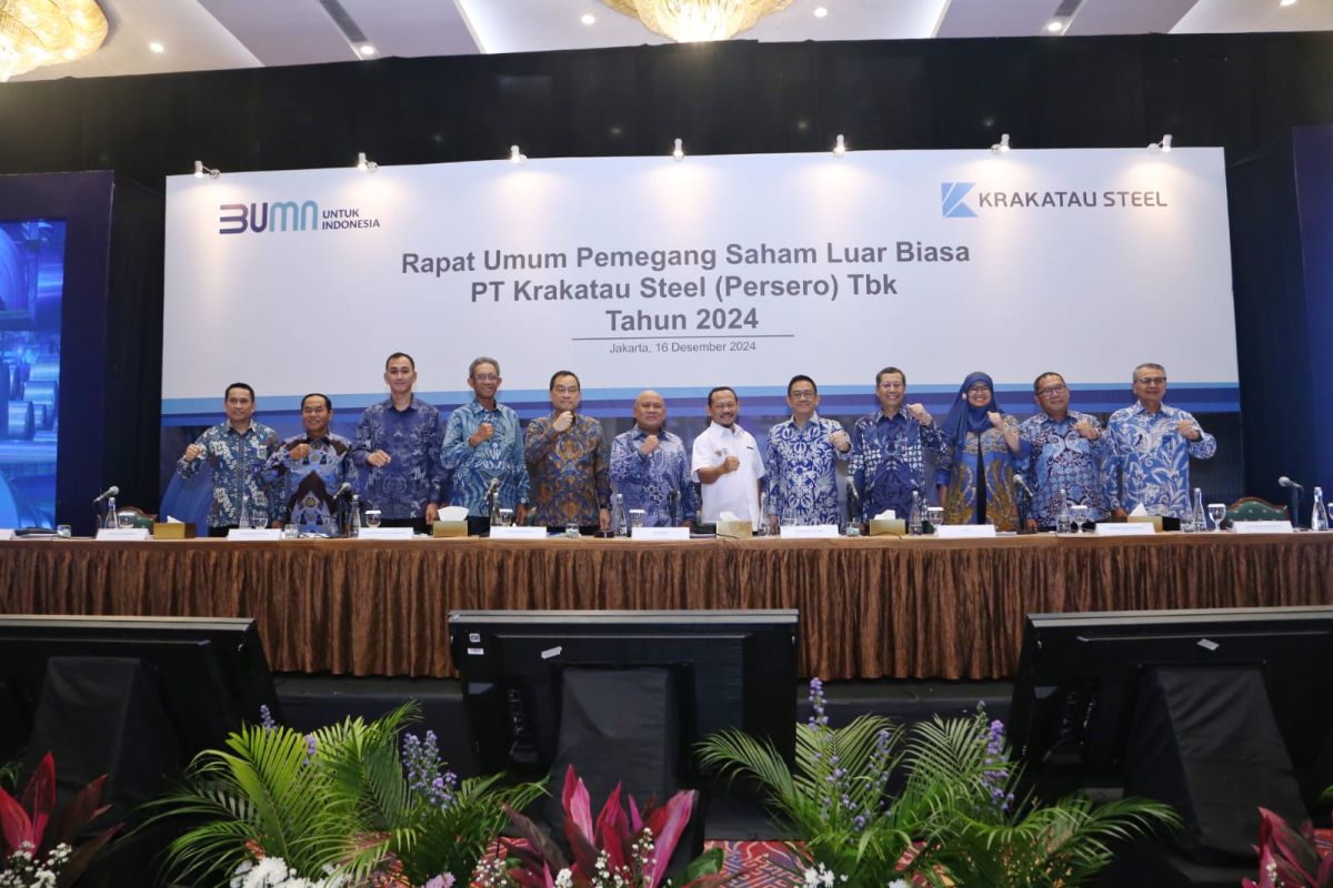 Muhamad Akbar jabat Dirut PT Krakatau Steel, berikut susunan pengurus baru