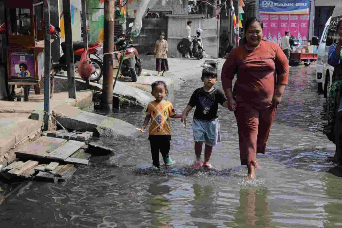 Banjir rob di pesisir Jakarta bukan karena curah hujan