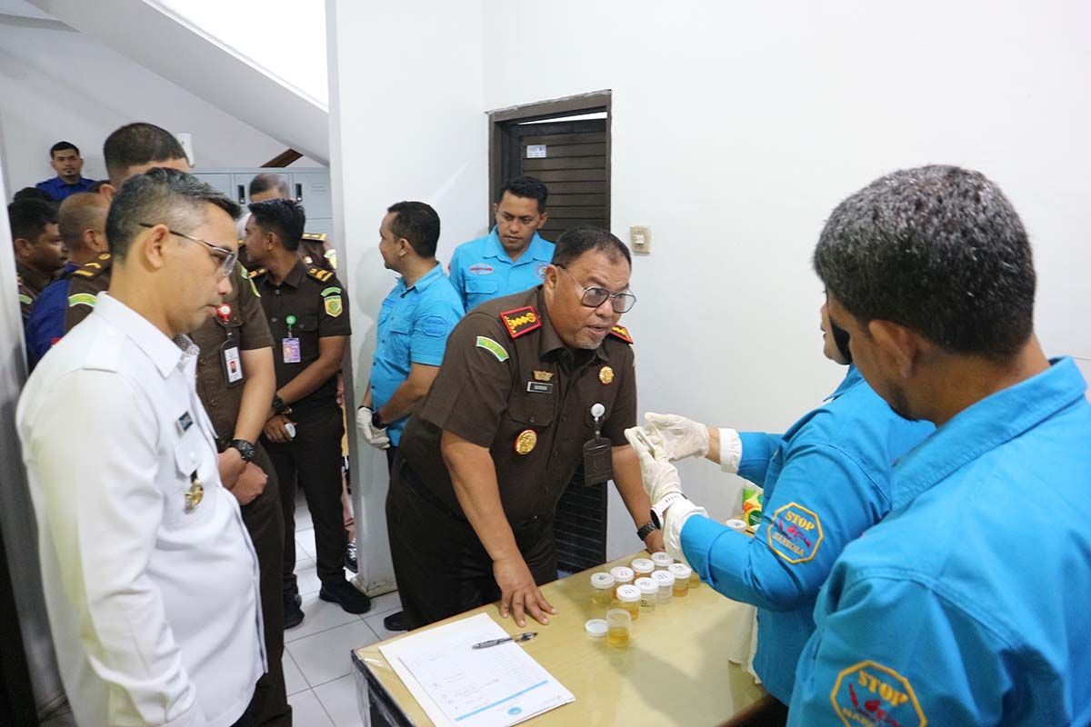 BNNK Banda Aceh tes narkoba pegawai kejaksaan