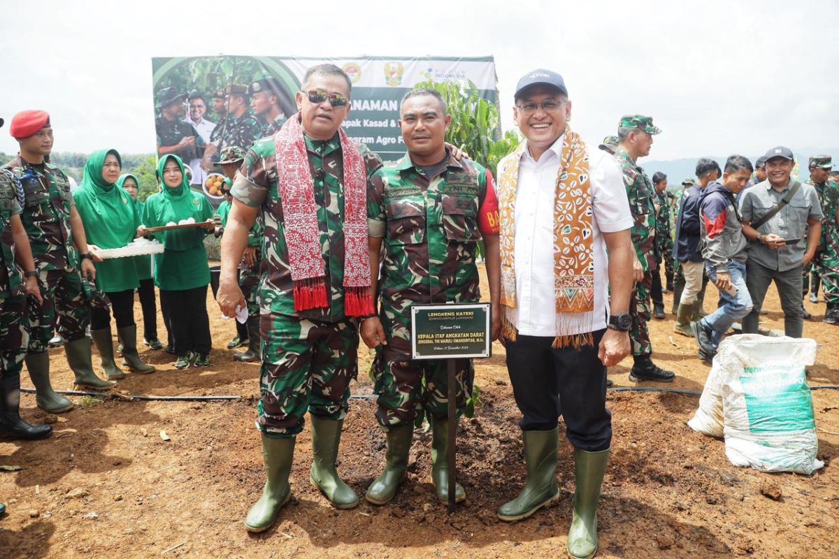 TNI AD petakan 200 titik untuk dibangun saluran irigasi