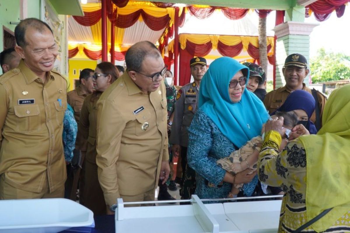 Ketua PKK Sumut pantau pelaksanaan kesehatan dan gizi di posyandu Langkat