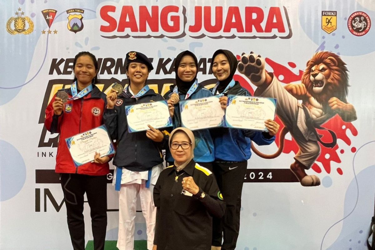 Personel SatBrimob Polda Kaltara Raih Juara Karate Inkanas Kapolri Cup 2024