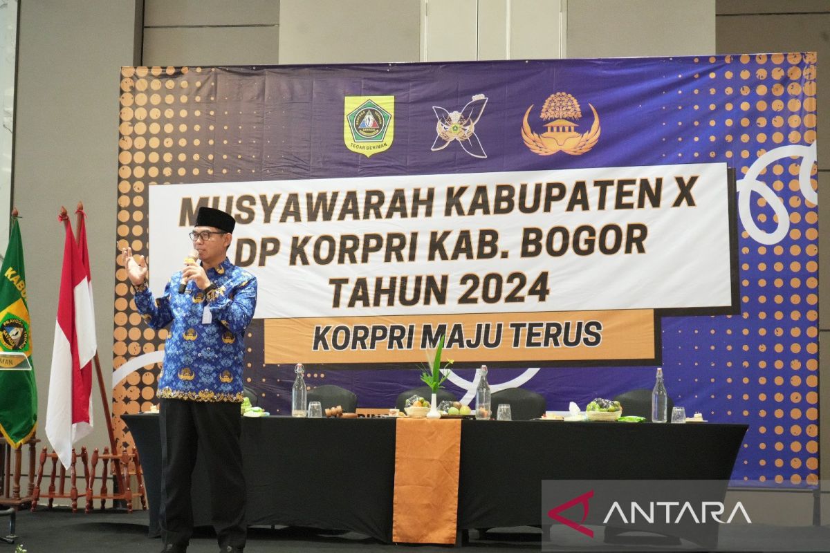 Muskab ke-10 Korpri Bogor tetapkan Ajat Rochmat Jatnika sebagai ketua