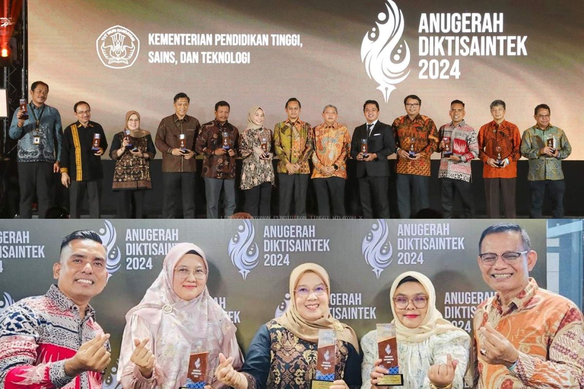 LLDIKTI Wilayah X Raih 3 Penghargaan Pada Anugerah Diktisaintek 2024