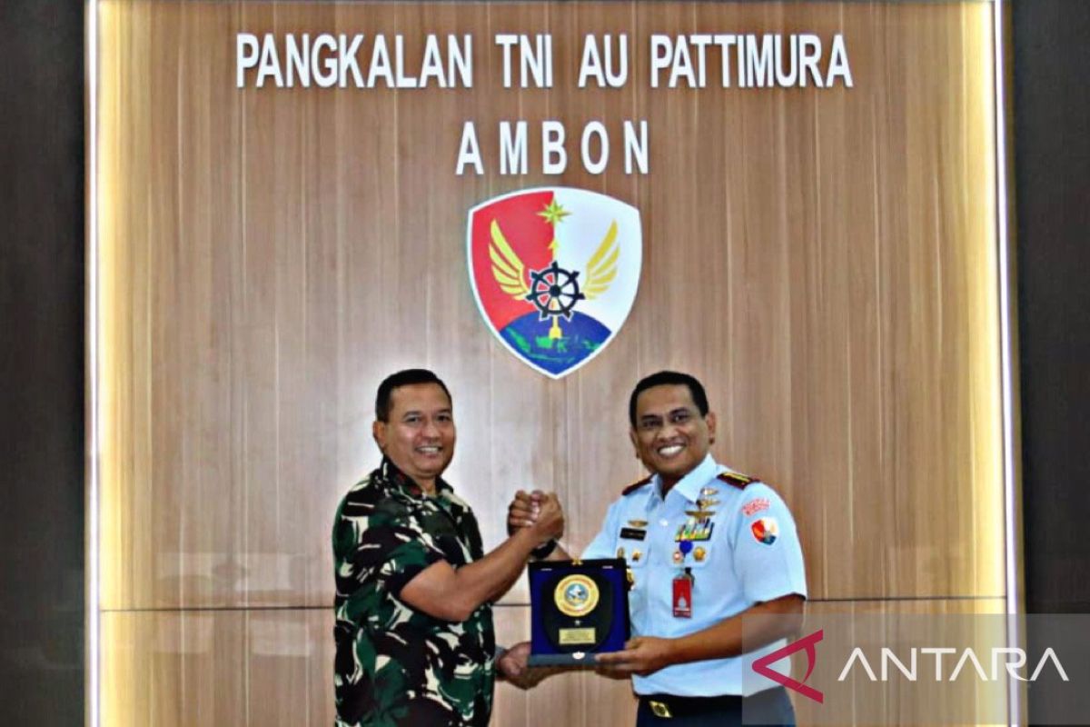 Lantamal IX-Lanud Pattimura Ambon perkuat sinergisitas jaga wilayah teritorial