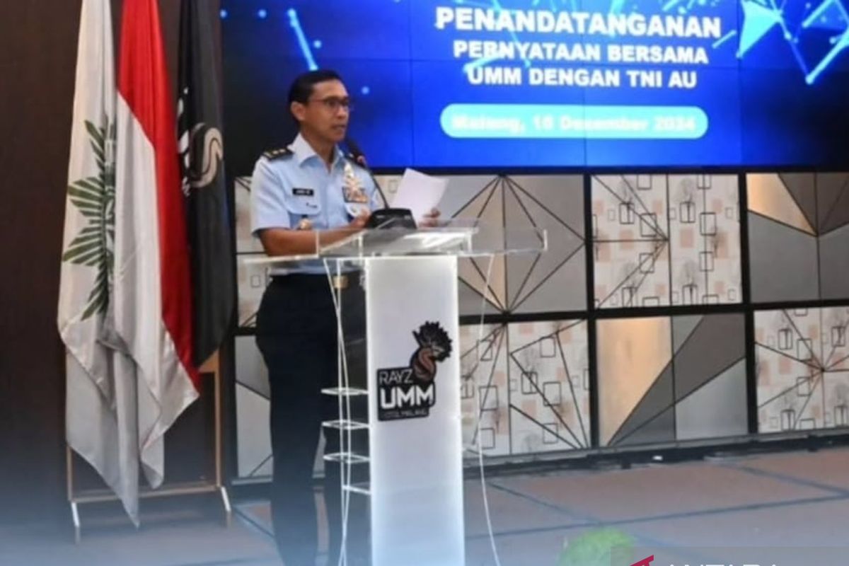 TNI AU bekerja sama dengan UMM terkait penguatan ketahanan pangan