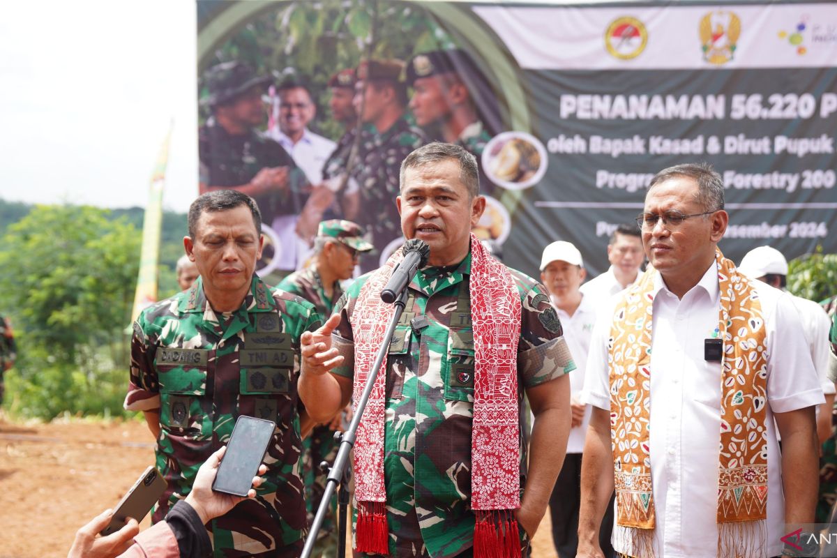 TNI AD gandeng PT Pupuk Indonesia gelar program Agroforestry