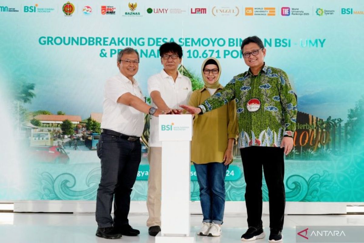 Perkuat Implementasi ESG, BSI Kembangkan Ekonomi dan Tanam Pohon di Desa Semoyo Yogyakarta