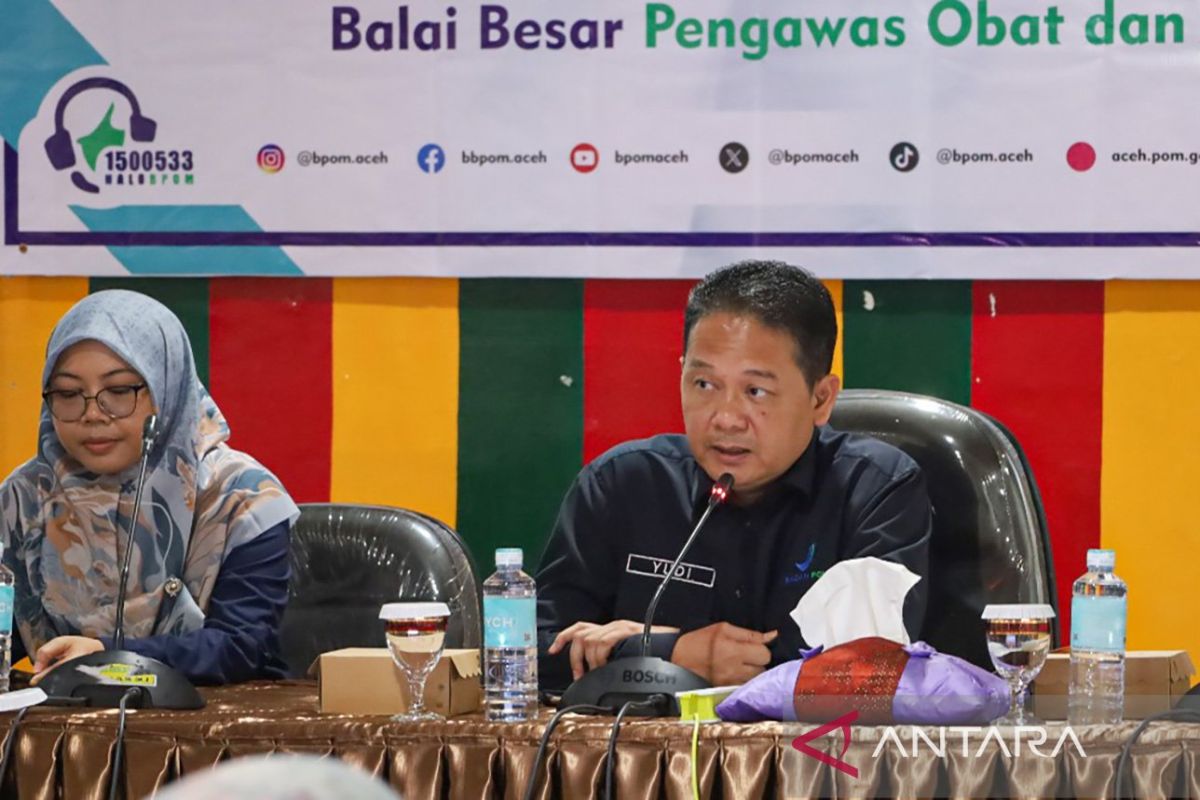 BPOM siapkan langkah penanganan KLB keracunan pangan di Aceh