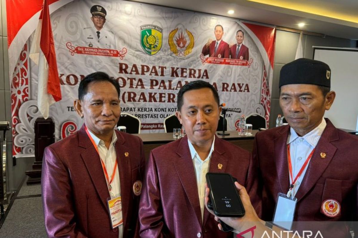 KONI Palangka Raya siap cetak atlet melalui pembinaan terarah