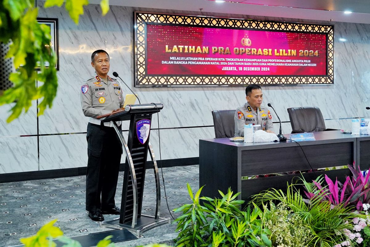 Polri gelar pra-Operasi Lilin 2024 jelang amankan Nataru