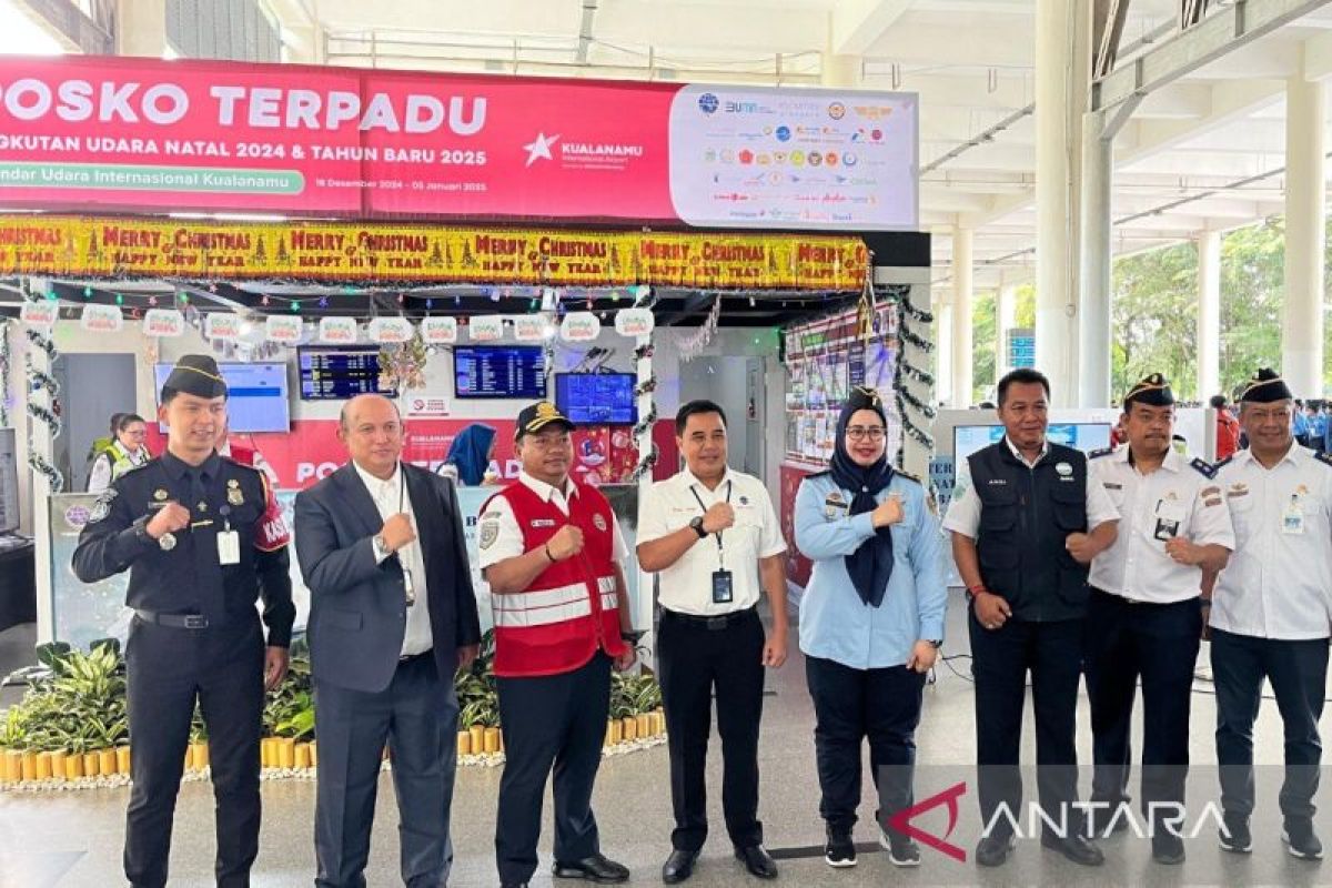 Bandara Kualanamu siapkan  posko Natal 2024 dan Tahun Baru 2025