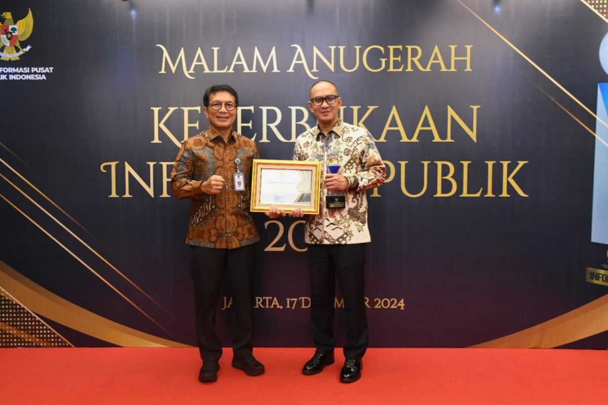 Kemenkum raih terbaik ketiga Anugerah Keterbukaan Informasi Publik